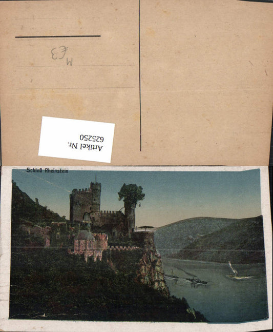 625250,Schloss Rheinstein Schiffe Dampfer
