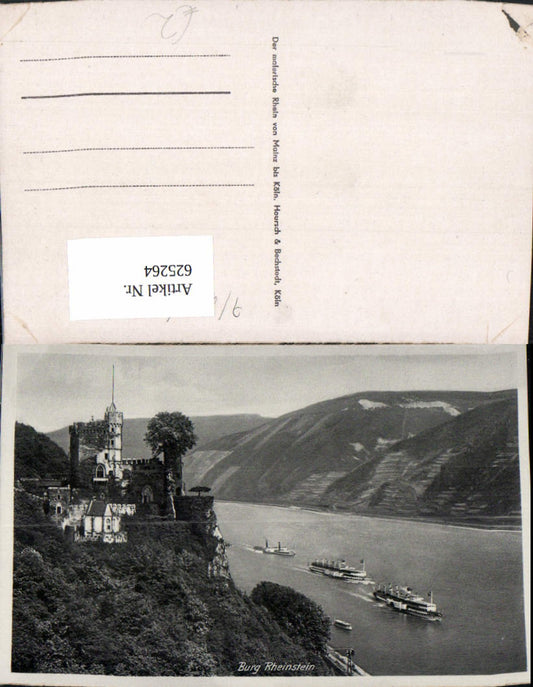625264,Burg Rheinstein Schiffe Dampfer