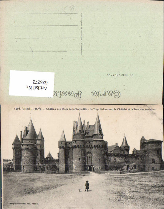 625272,Vitre Chateau des Ducs de la Tremoille Schloss France