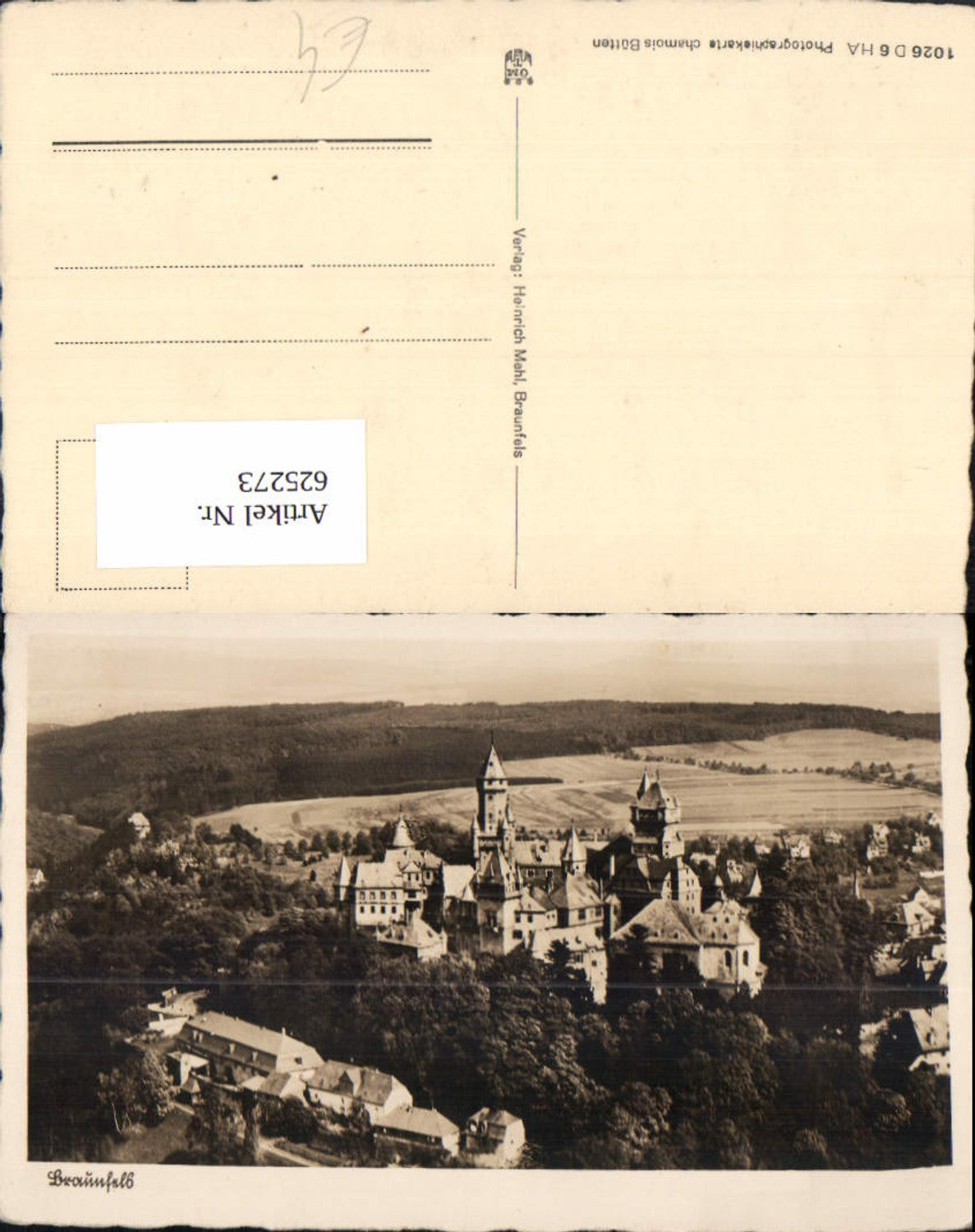 625273,Foto Ak Schloss Burg Braunfels