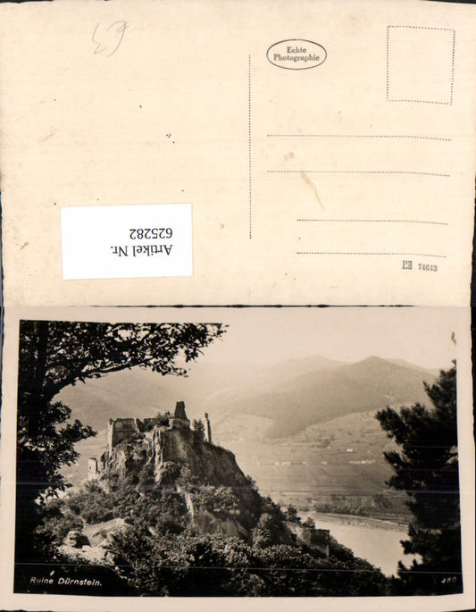 625282,Foto Ak Ruine Dürnstein Wachau
