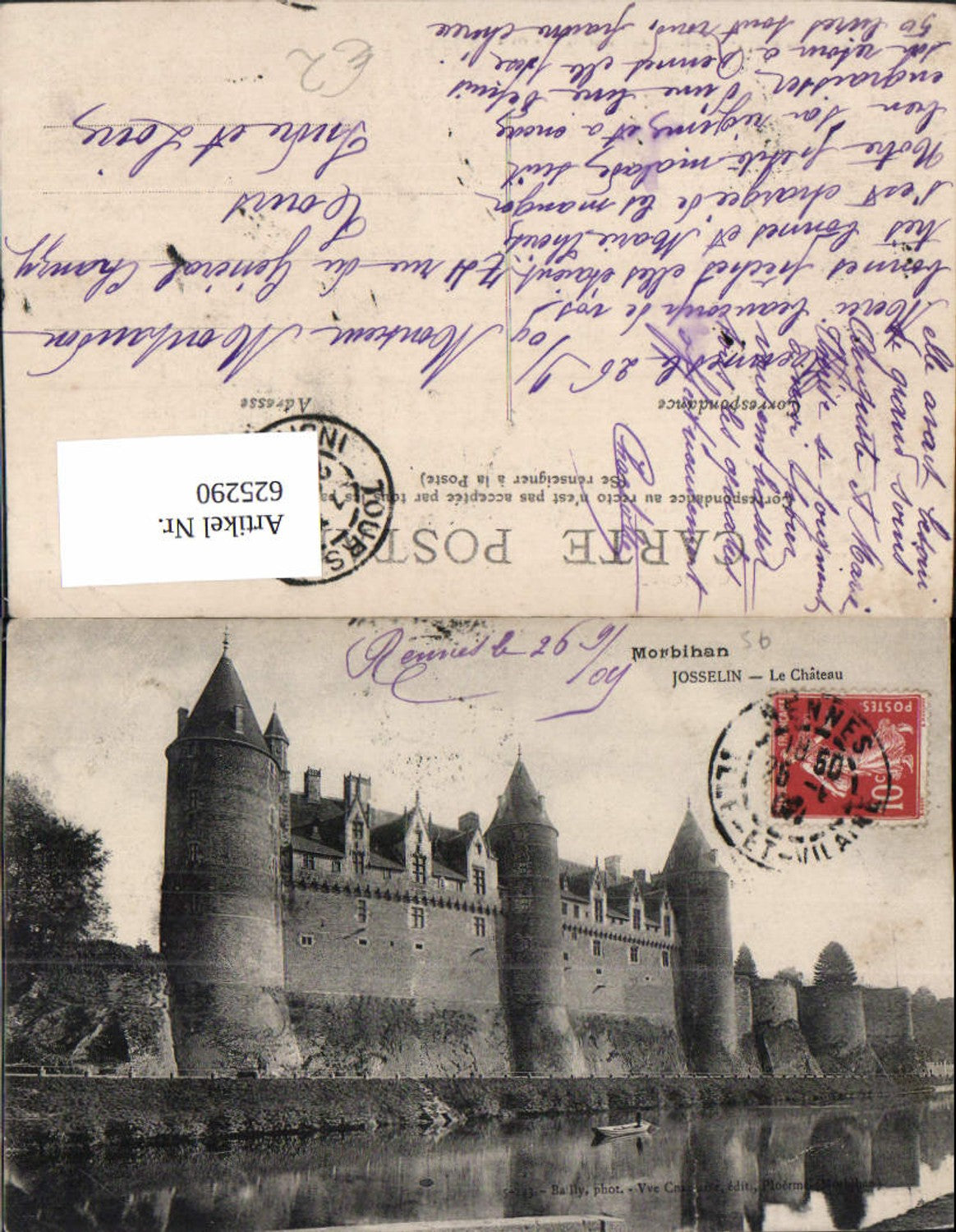 625290,Josselin Morbihan Le Chateau Schloss France