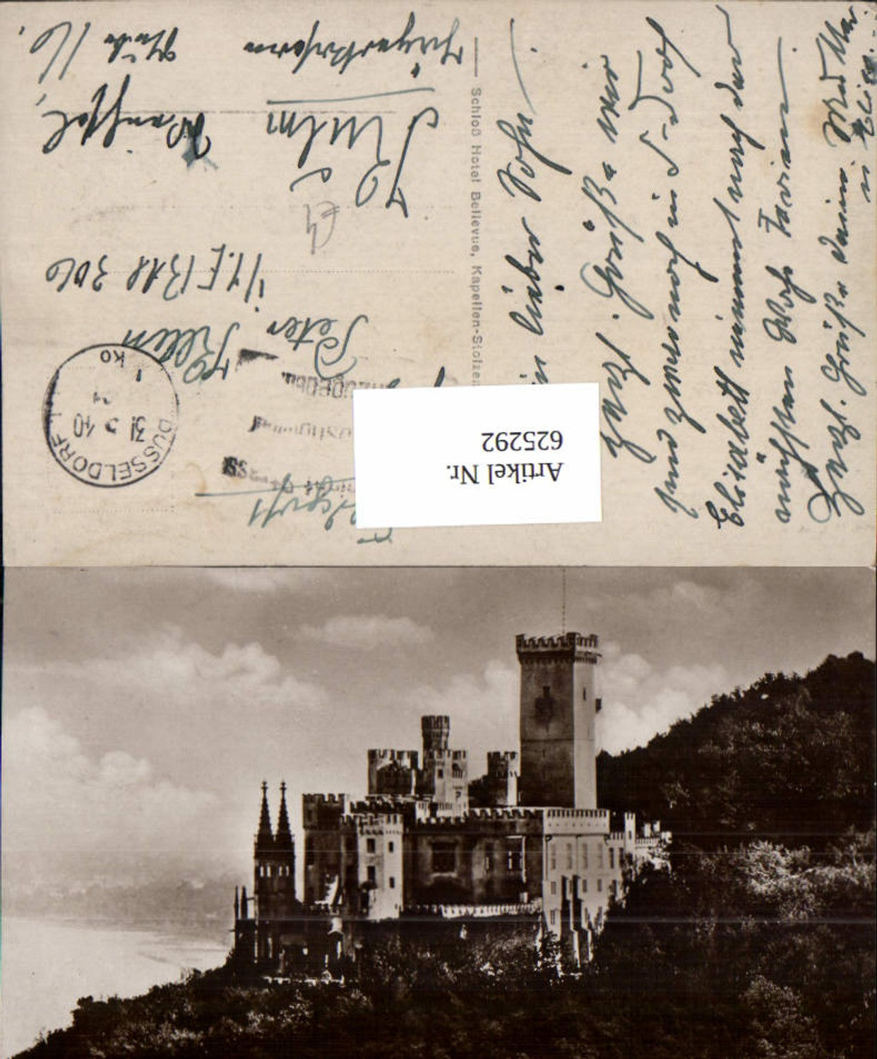 625292,Burg Stolzenfels a. Rhein