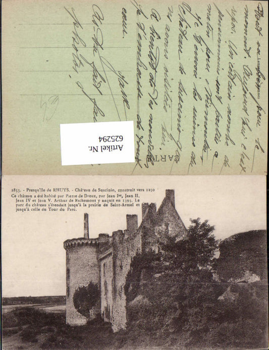 625294,Presquile de Rhuys Chateau de Suscinio Schloss France