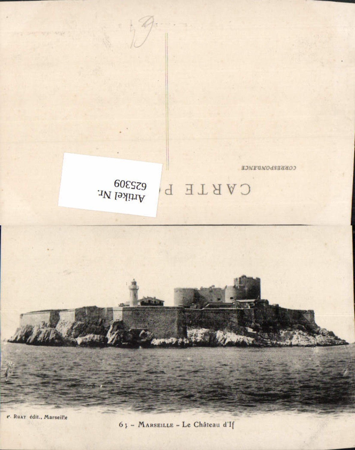 625309,Marseille Le Chateau d If Schloss Leuchtturm France