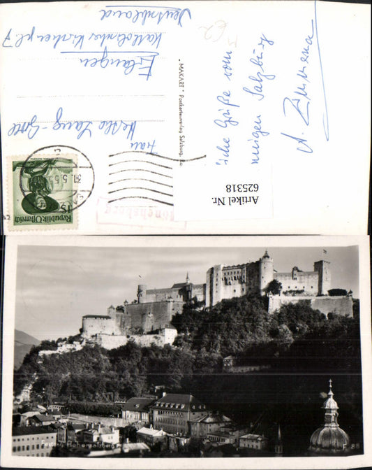 625318,Foto Ak Salzburg Festung Hohensalzburg