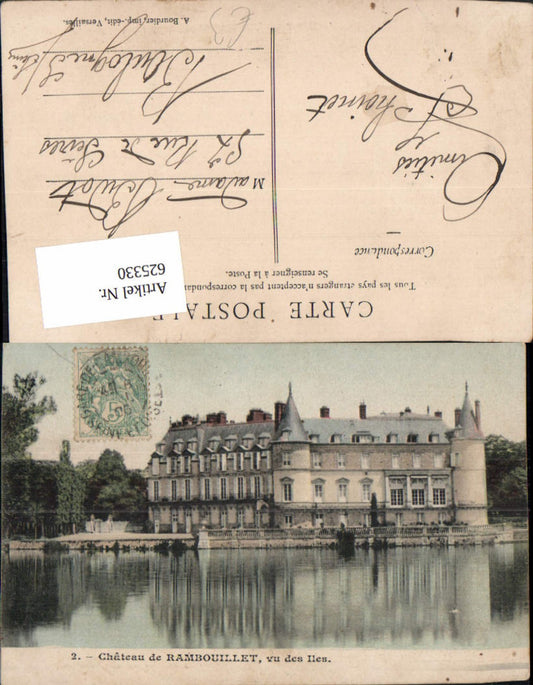 625330,Chateau de Rambouillet vu des Iles Schloss France