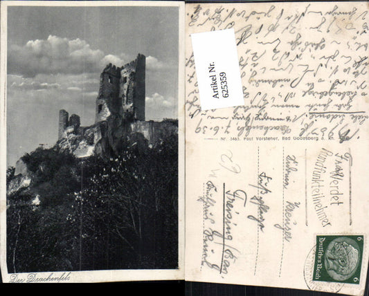 625359,Der Drachenfels Burg Ruine Königswinter