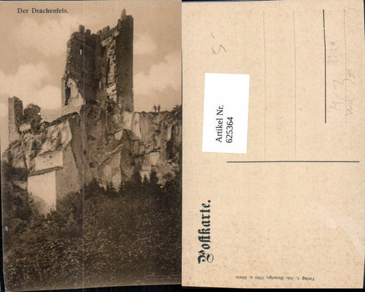 625364,Der Drachenfels Burg Ruine Königswinter