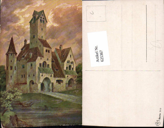 625367,Künstler Ak F. Bernhard Burg Schloss