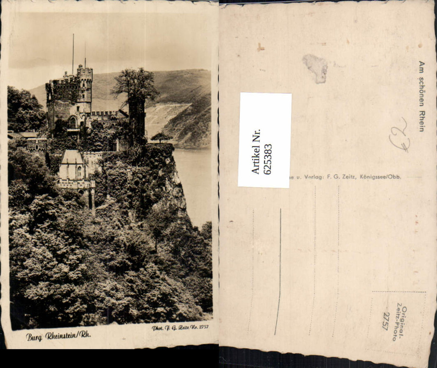 625383,Burg Rheinstein a. Rhein Trechtingshausen