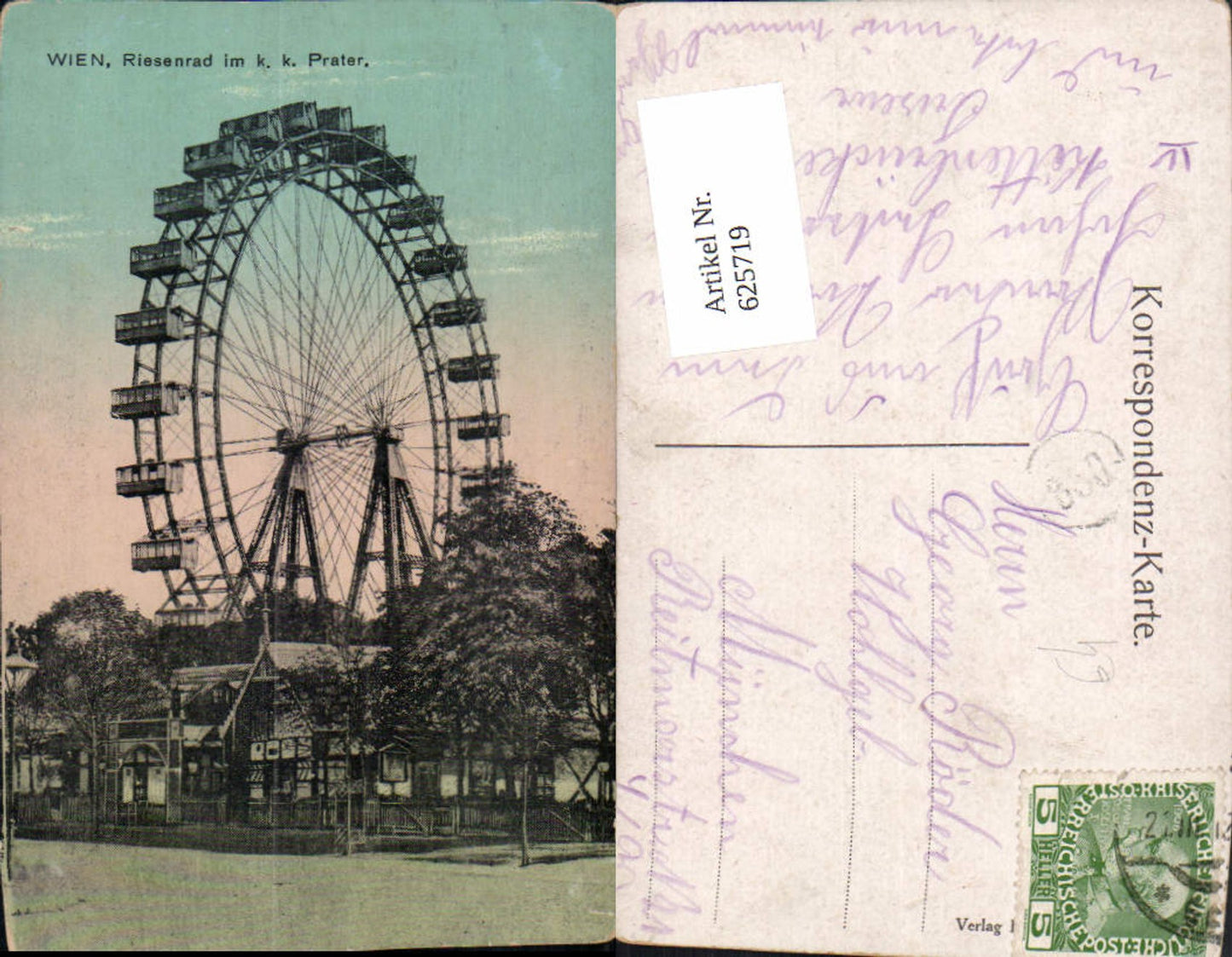 Alte Ansichtskarte – Old Postcard
