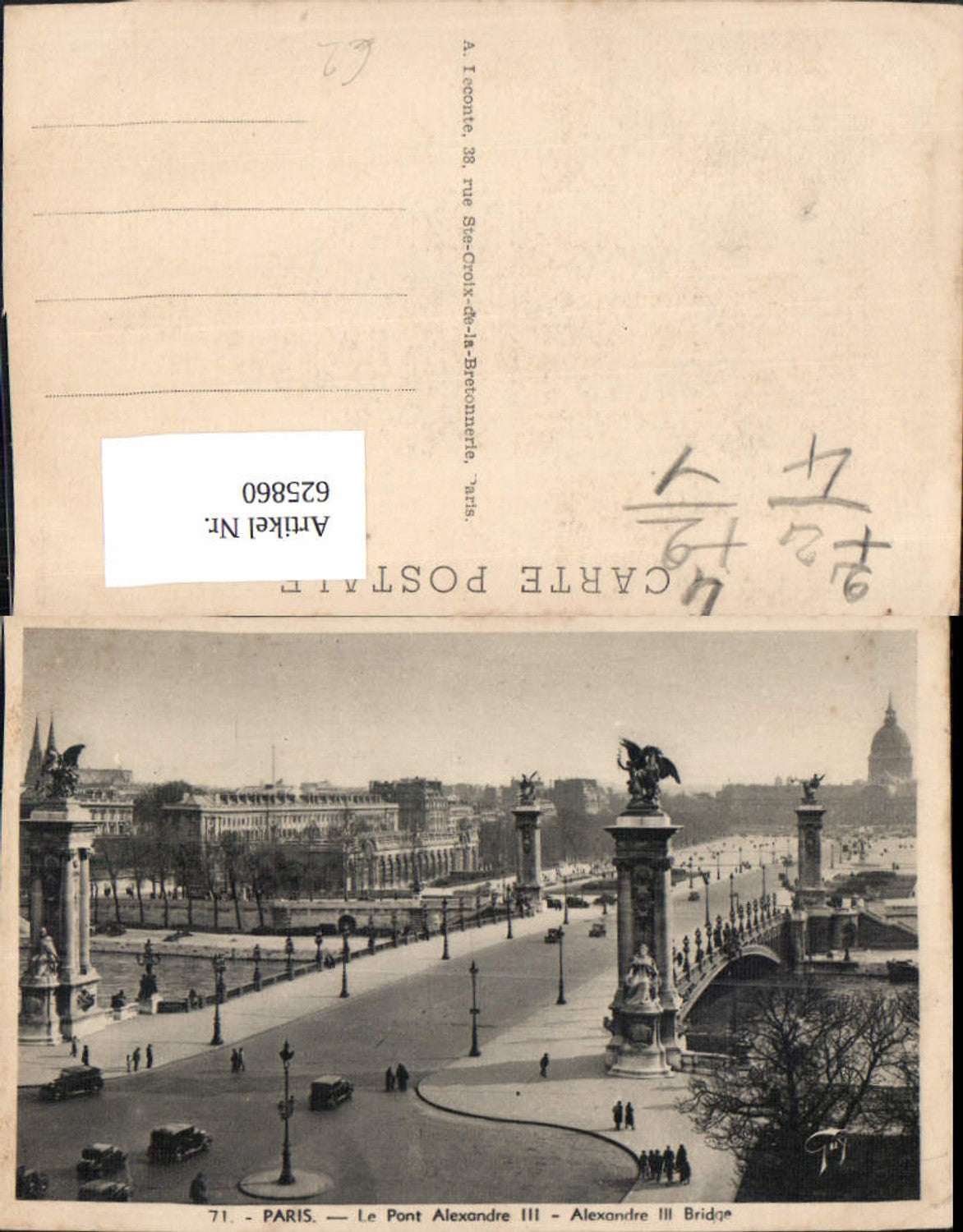 Alte Ansichtskarte – Old Postcard