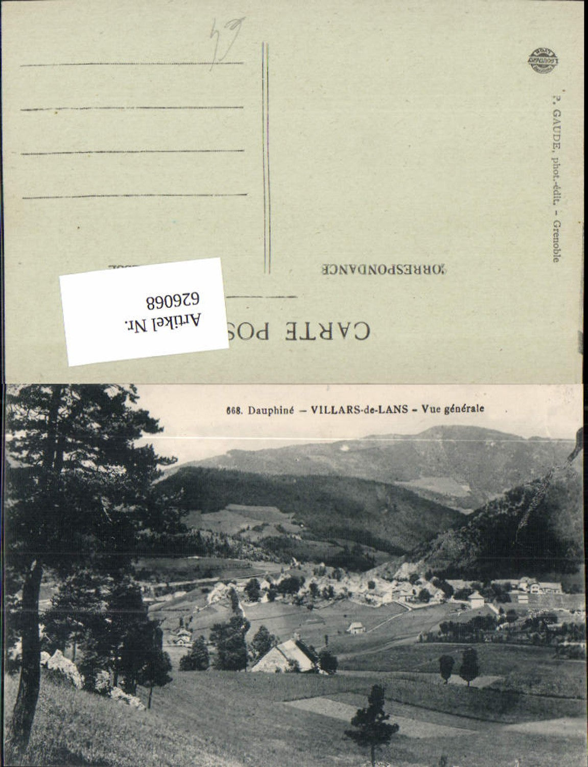 Alte Ansichtskarte – Old Postcard