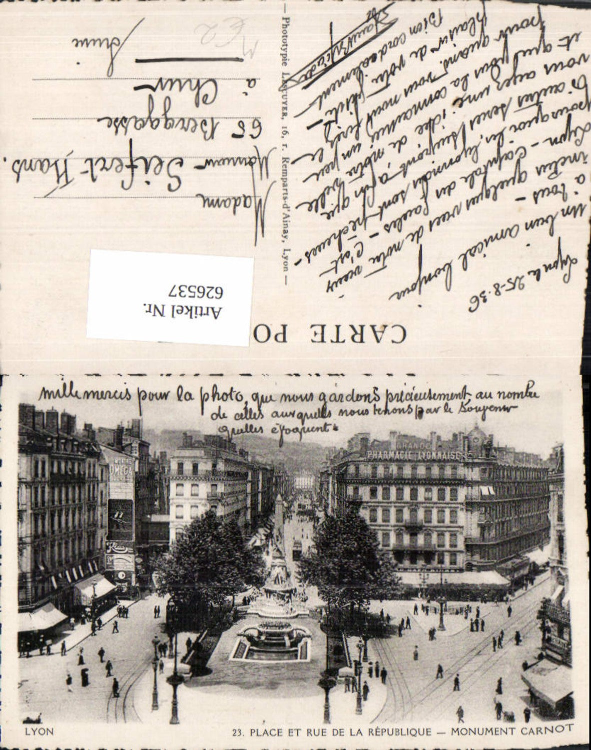 Alte Ansichtskarte – Old Postcard