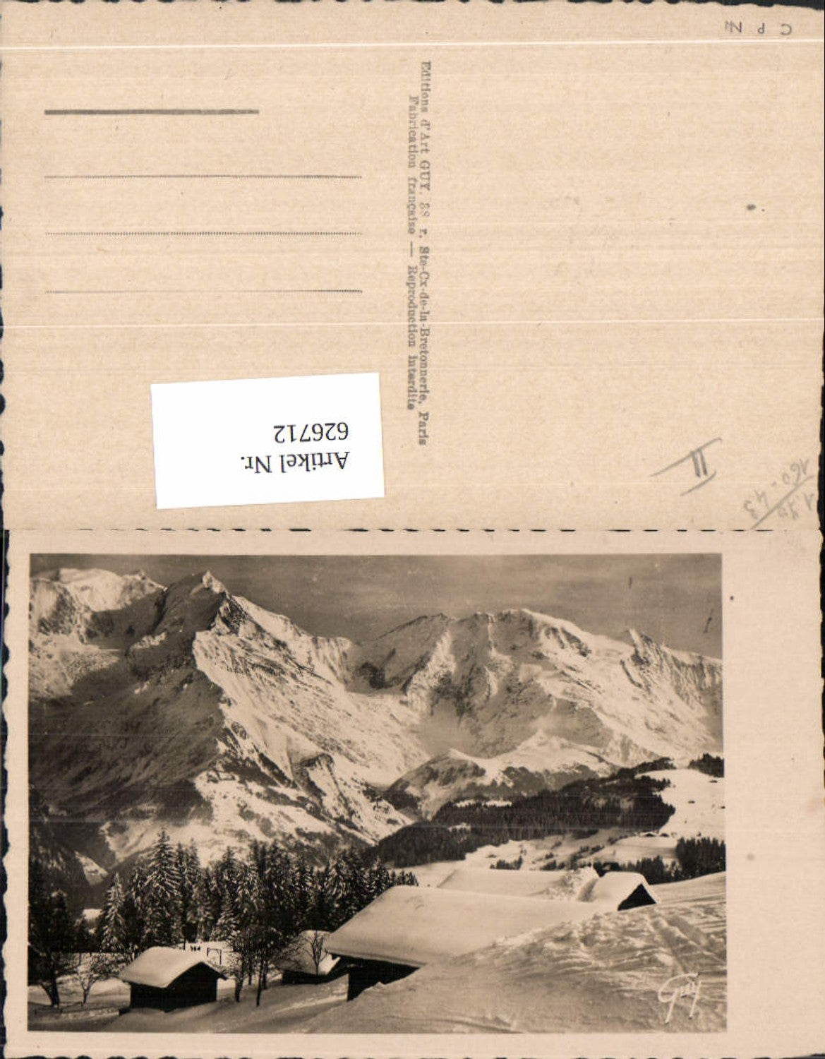 Alte Ansichtskarte – Old Postcard