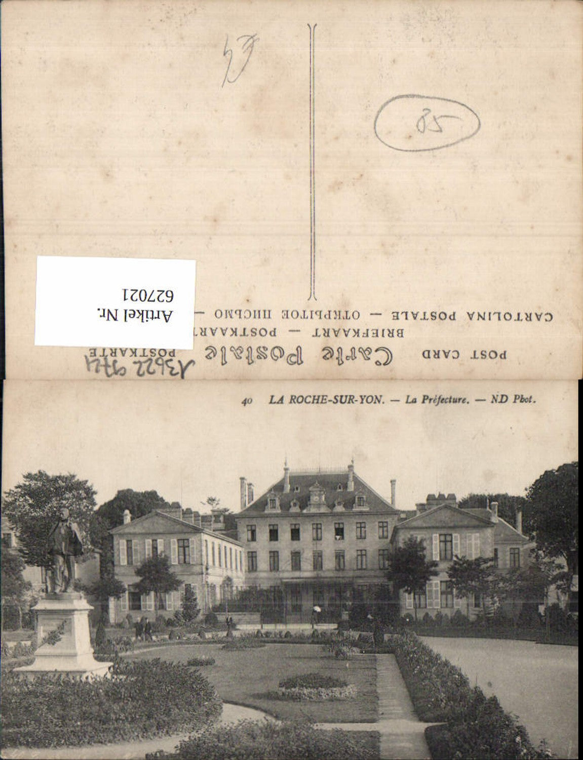 Alte Ansichtskarte – Old Postcard