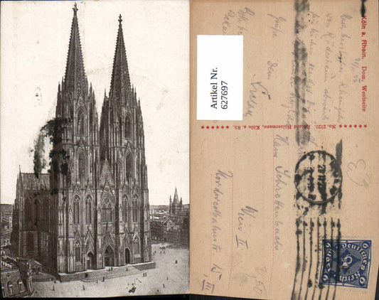 627697,Köln a. Rhein Dom Westseite