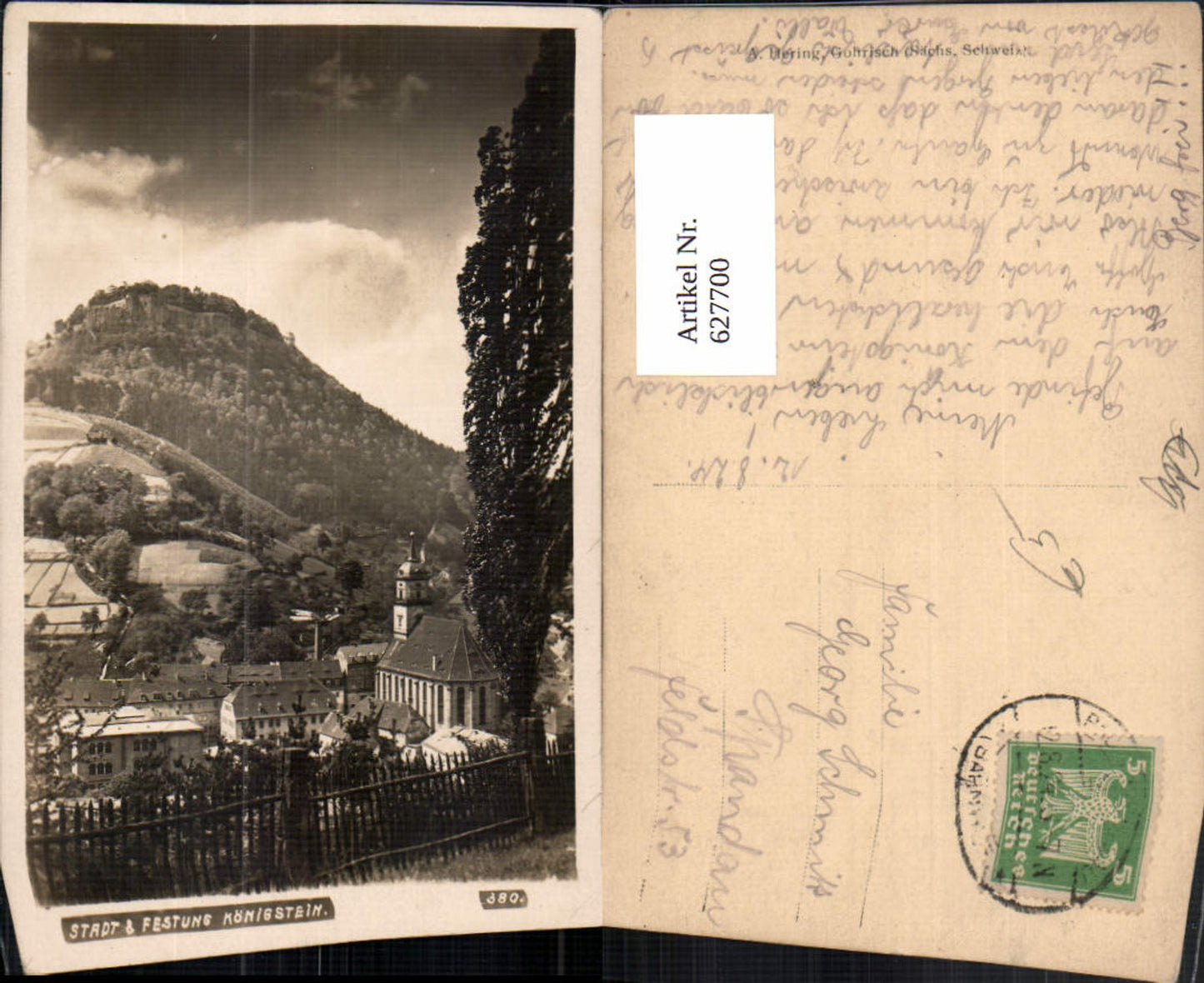 627700,Stadt u. Festung Königstein im Taunus