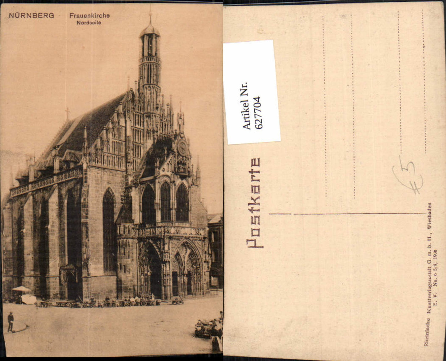 627704, Nuremberg Frauenkirche north side
