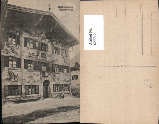 627712, Mittenwald Neunerhaus Artful facade
