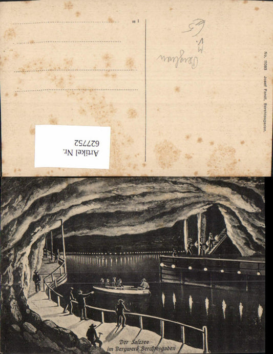 627752, The salt lake, Berchtesgaden mine, Josef Fendt mining pub 11083