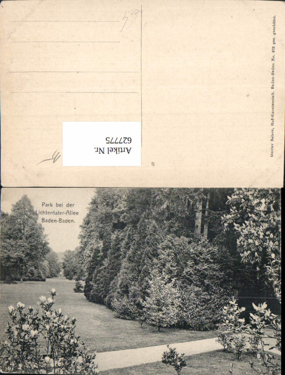 627775,Baden-Baden Park b. d. Lichtentaler-Allee