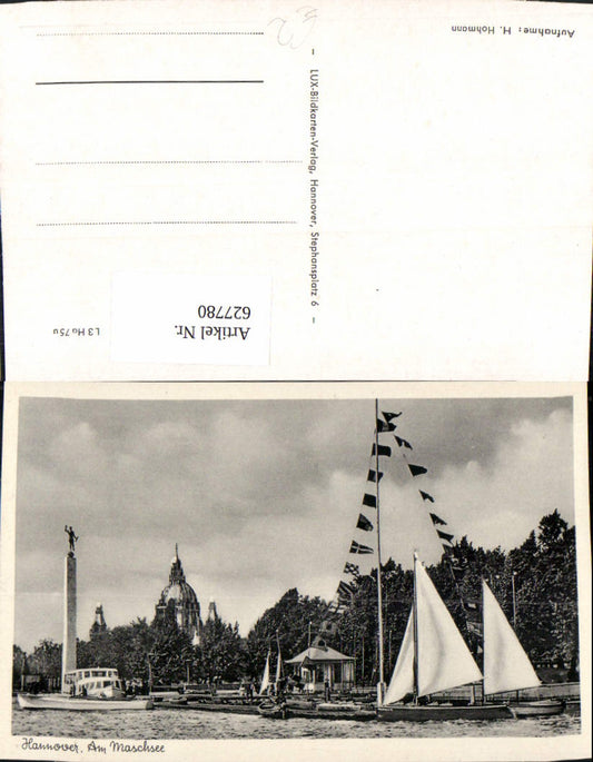 627780,Hannover Am Maschsee Boote Segelboote