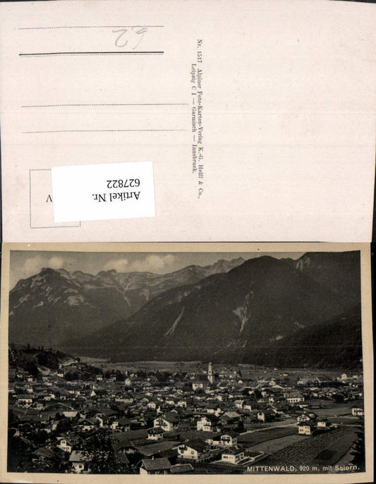 627822,Mittenwald m. Soiern