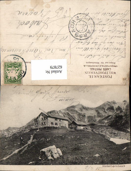 627879, Oberstdorf Nebelhornhaus Edmund-Probst-Haus pub Würthle Sohn 7611