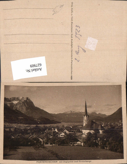 627909,Partenkirchen m. Zugspitze u. Tirolerberge Garmisch-Partenkirchen