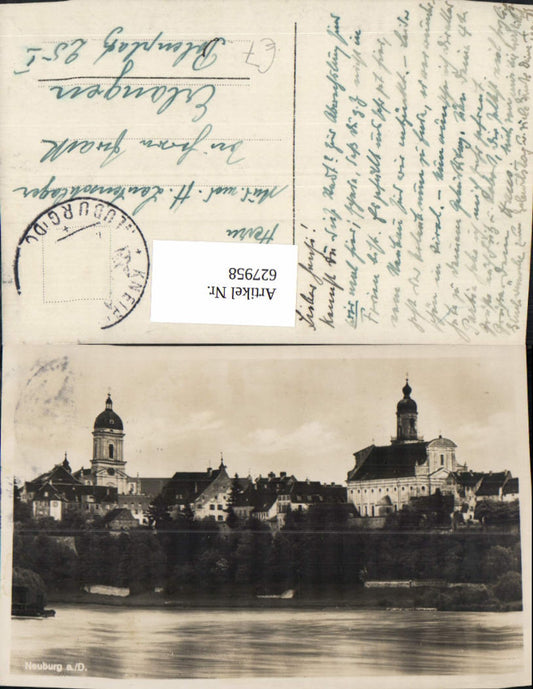 627958,Foto Ak Neuburg a. d. Donau Ansicht