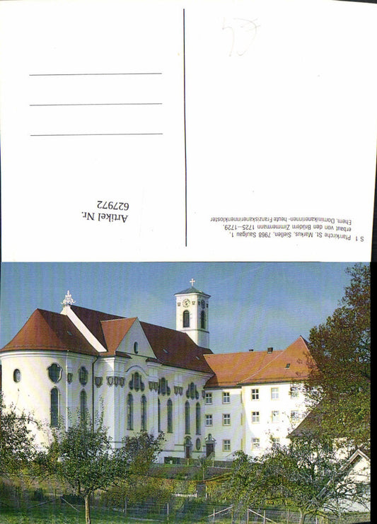 627972, Sießen Bad Saulgau Parish Church of St. Mark