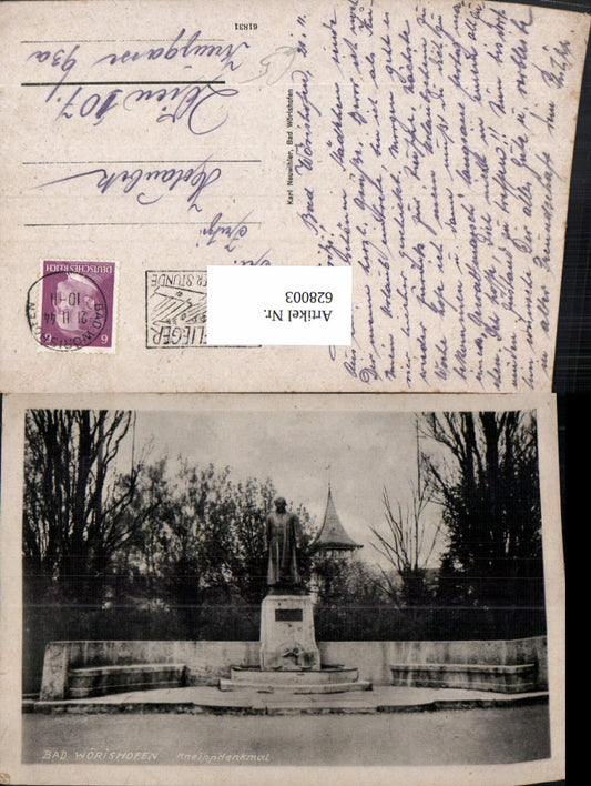628003,Bad Wörishofen Kneippdenkmal