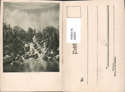 628037,Berlin Viktoriapark Victoriapark Wasserfall