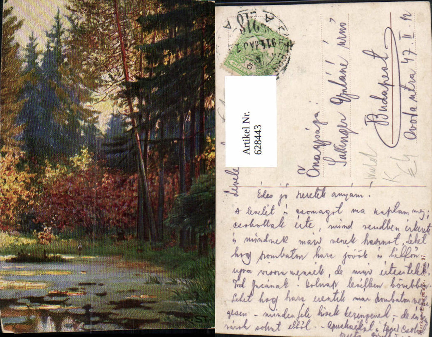 628443, Artist Ak R. St. Forest Landscape Trees
