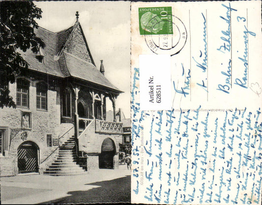628511,Goslar i. Harz Rathauserker Erker Rathaus