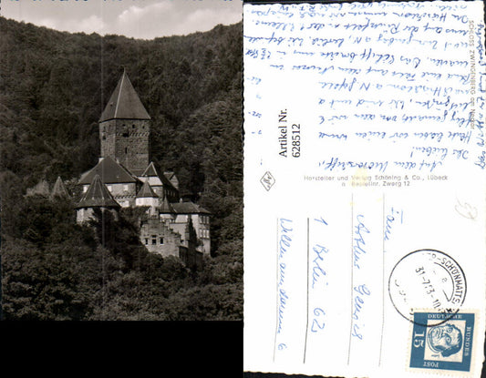 628512, Photo Ak Zwingenberg Castle on the Neckar