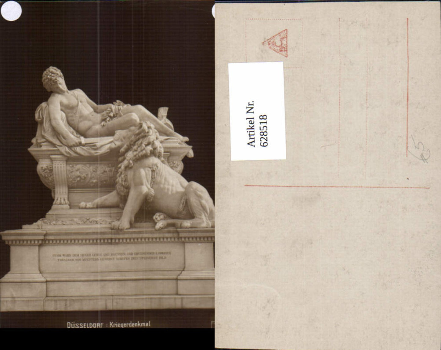628518,Düsseldorf Kriegerdenkmal Denkmal