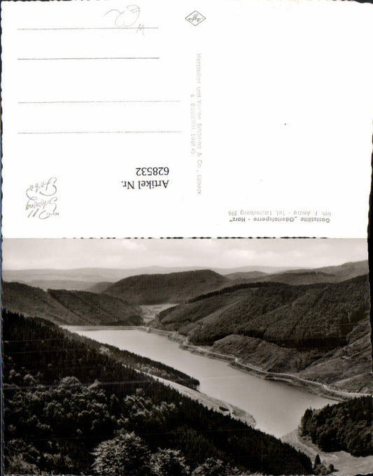 628532,Foto Ak Odertalsperre Harz Bad Lauterberg im Harz Talsperre