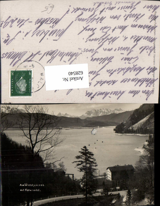 628540,Am Walchensee m. Karwendel Kochel am See