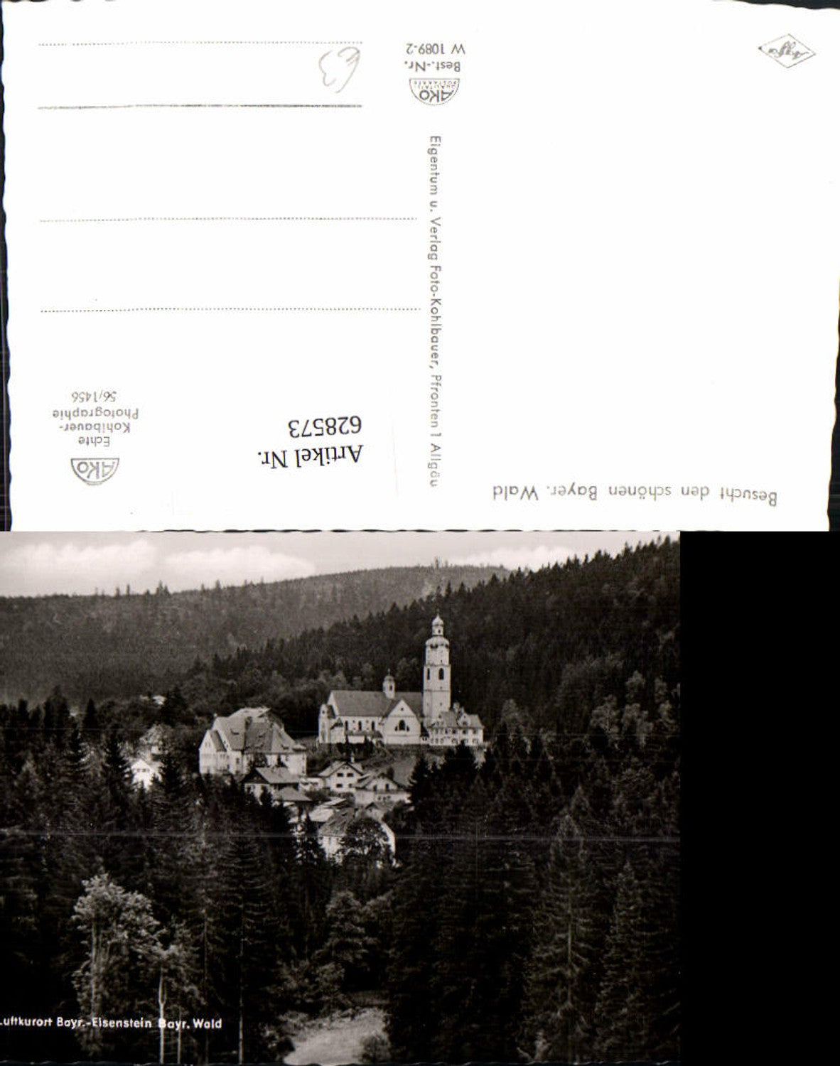 628573,Foto Ak Bayerisch Eisenstein Bayr. Wald