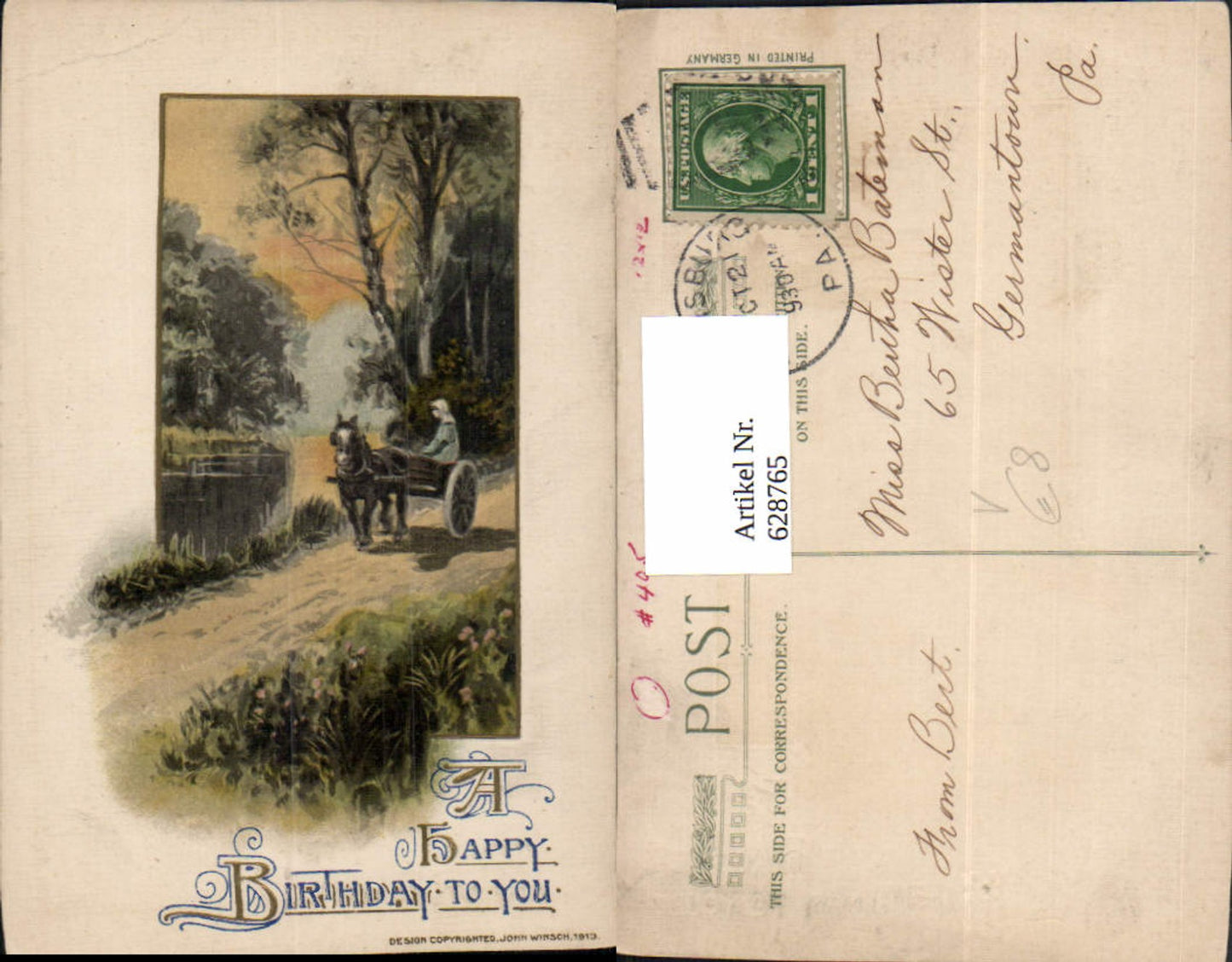 Alte Ansichtskarte – Old Postcard