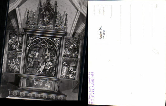 628898, Photo Ak Salzburg Nonnberg Abbey Veit Stoss Altar Detail view