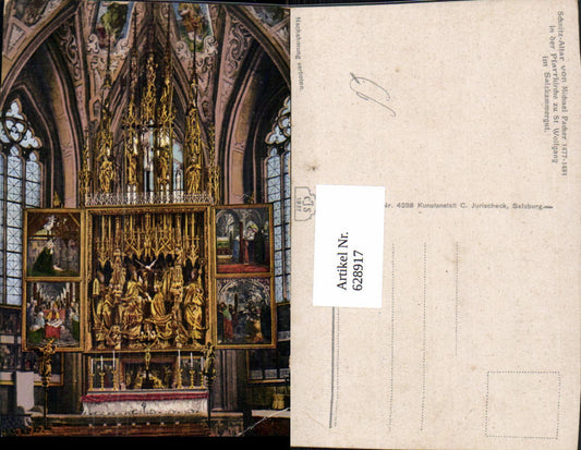 628917,St Wolfgang i. Salzkammergut Schnitz-Altar Pacher Pfarrkirche