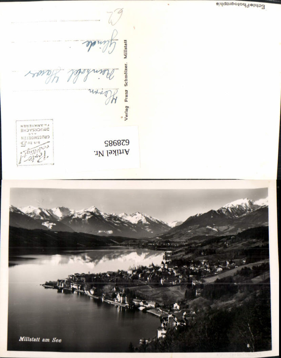 628985,Foto Ak Millstatt am See Ansicht