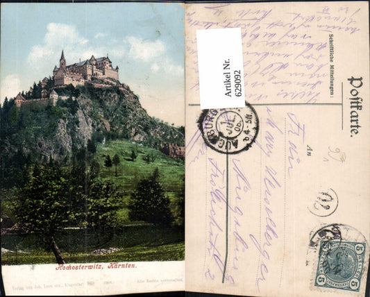 629092,Hochosterwitz Burg Sankt Georgen am Längsee pub Joh. Leon 969