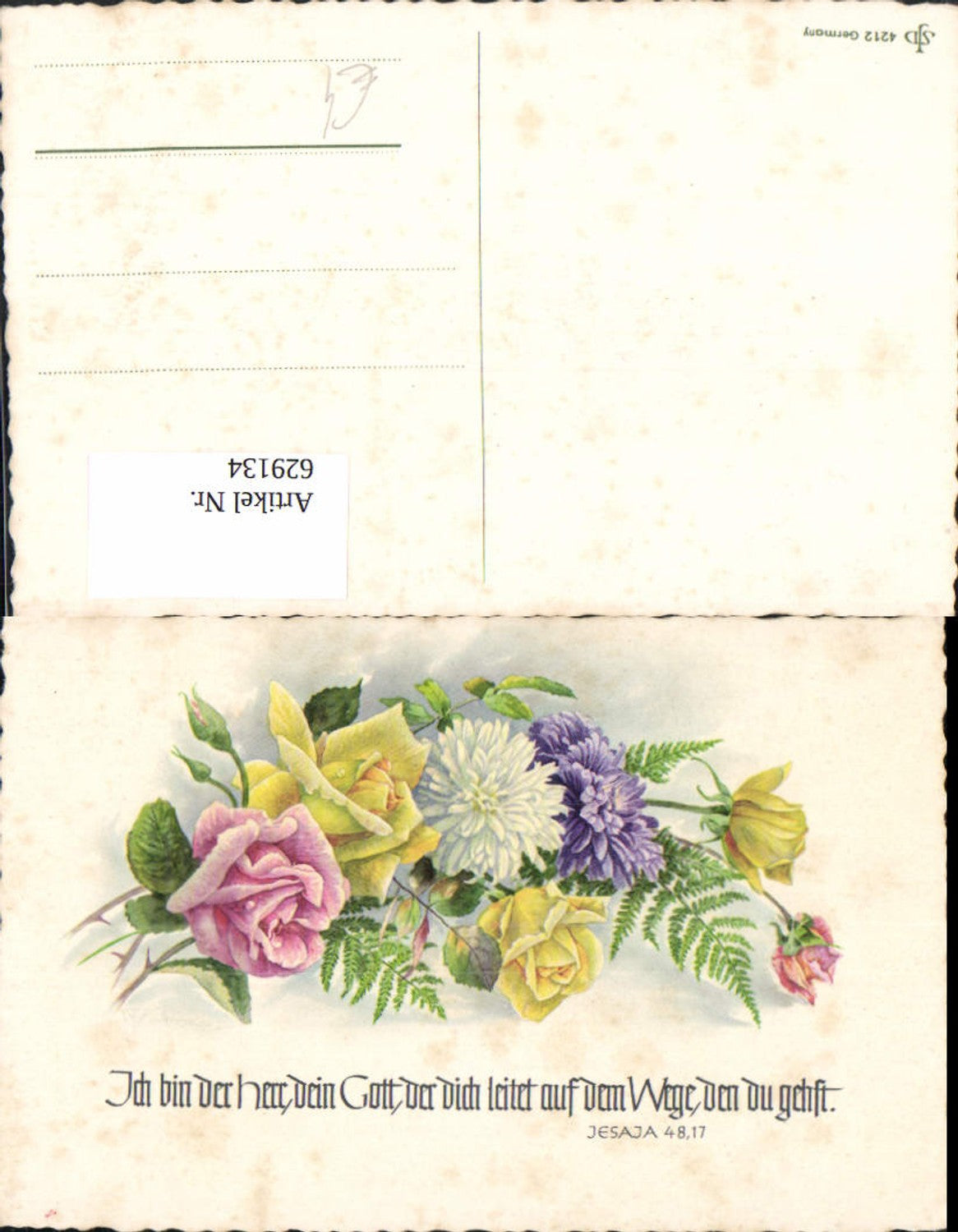 629134, Saying I am the Lord your God Flowers Isaiah 48:17