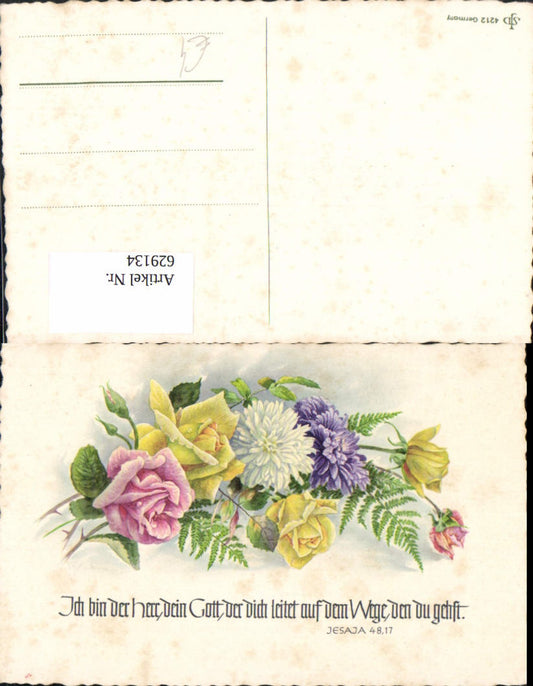 629134, Saying I am the Lord your God Flowers Isaiah 48:17