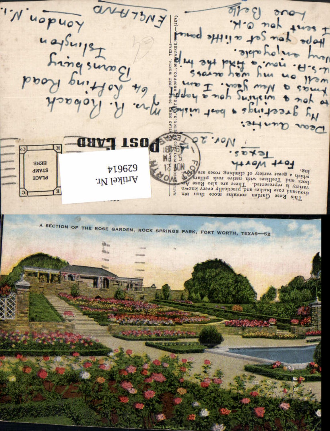 Alte Ansichtskarte – Old Postcard